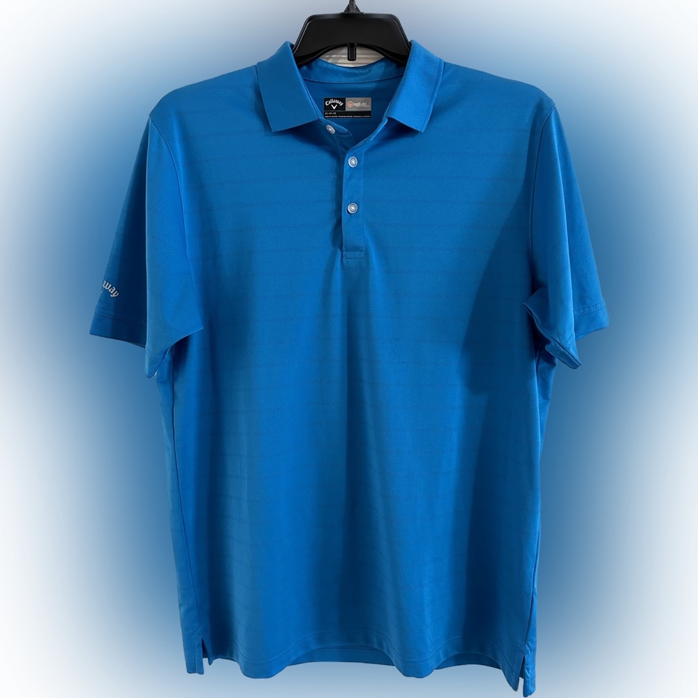 NWOT Callaway Golf Opti-Dri moisture management shirt with logo on sleeve